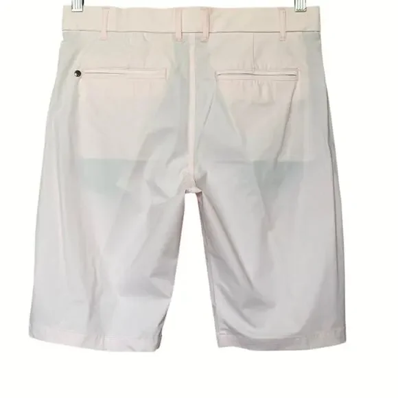 Greyson Montauk Performance Golf Shorts 10” Inseam Light Pink Men’s Sz 30 EUC - Picture 3 of 7